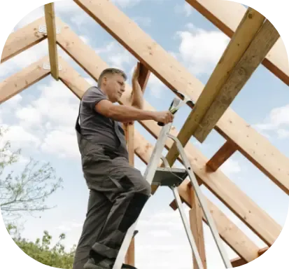 Structure bois mixte et charpente traditionnelle